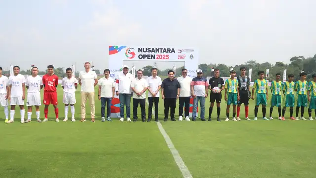 Turnamen Sepak Bola Usia Muda Nusantara Open 2025 Secara Resmi Dibuka