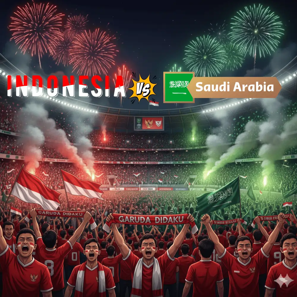 Jadwal Timnas Indonesia vs Arab Saudi