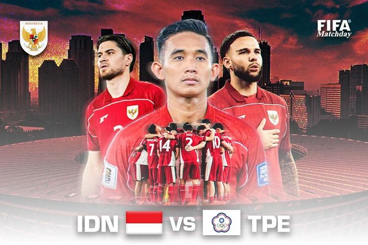 Timnas Indonesia vs Taiwan
