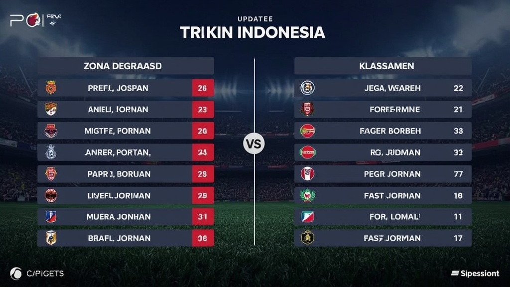 skor terkini liga indonesia, update klasemen liga 1, hasil pertandingan bola indonesia