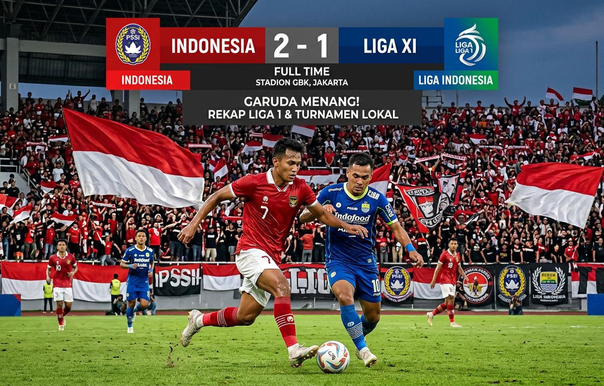 skor bola nasional, hasil kompetisi indonesia, klasemen liga 1 terbaru, jadwal timnas garuda, berita klub lokal, hasil pertandingan domestik