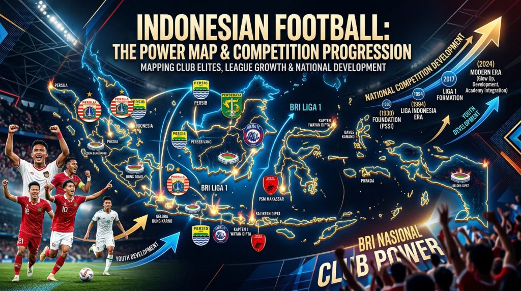 klub sepak bola Indonesia, Liga 1 Indonesia, kompetisi nasional, perkembangan sepak bola Indonesia