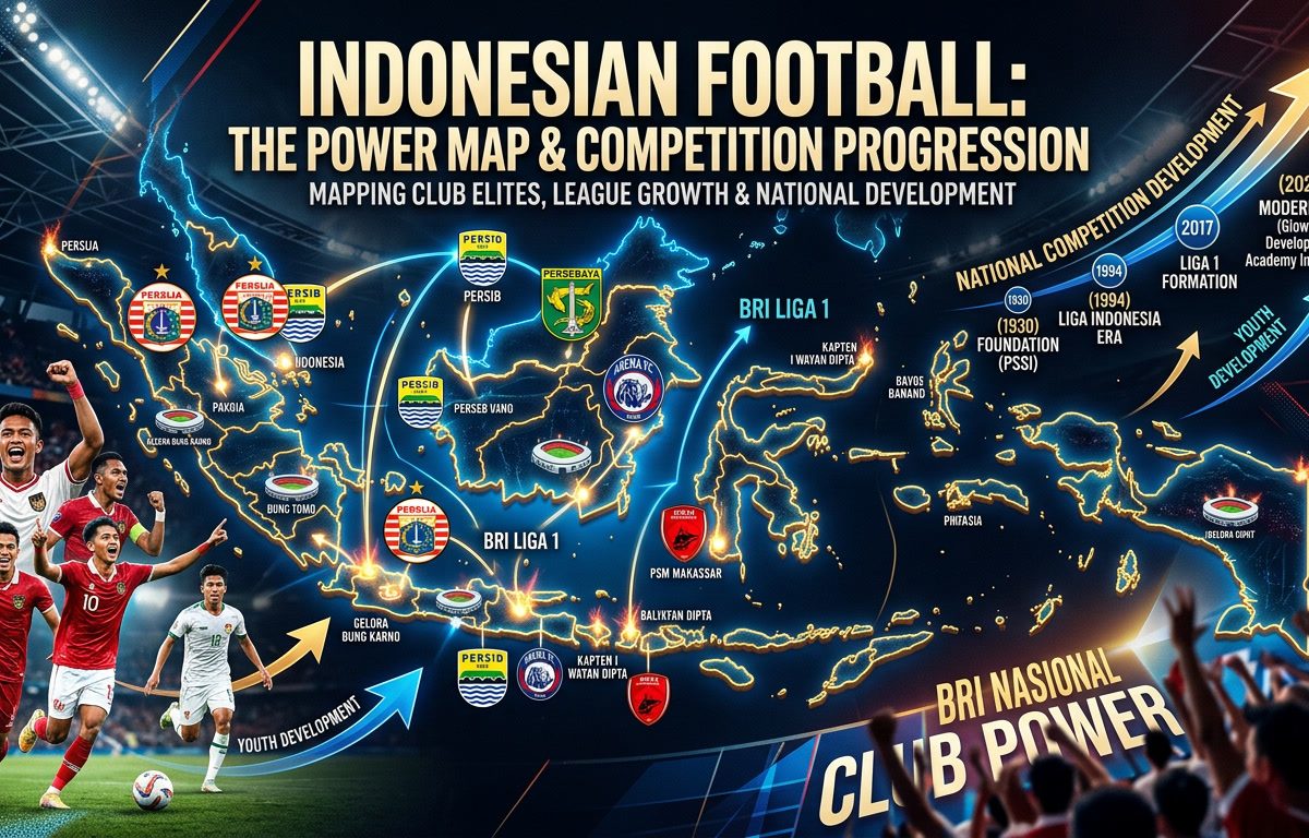 klub sepak bola Indonesia, Liga 1 Indonesia, kompetisi nasional, perkembangan sepak bola Indonesia